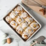 Martha Stewart Gallen 13 x 9 Inch Rectangular Nonstick Carbon Steel Cake and Baking Pan – Cool Grey, Durable Bakeware for Even Cooking and Easy Release - Image 7