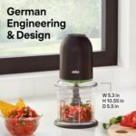 Braun CH3012BK EasyPrep™ Mini Food Processor, 4 cup, Black - Image 3