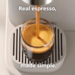 Philips Baristina Espresso Machine - Real espresso, made simple. Compact coffee machine, natural white with white portafilter, 16 bar pump pressure, automatic grinder, Cafe Crema (BAR300/00) - Image 3