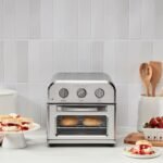 Cuisinart Compact Air Fryer Toaster Oven, Stainless Steel Fryer with 6-in-1 Functions, Adjustable Temperature, Includes Oven Rack, Baking Pan and Air Fry Basket, TOA-26 - Image 3