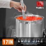 Walfos Whisks Large Whisk Set of 2, Heavy Duty Stainless Steel Wire Whisk Ideal For Beating Eggs, Mixing Batter & Blending Sauces.（13in+17in) - Image 4