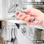 PrinChef Vegetable Peeler, 3 in 1 Versatile Y Potato Peeler for Kitchen| Ultra Sharp Julienne Peeler with Anti-Slip Handle | Stainless Steel No-Rust Veggie Peeler, Heavy Duty - Image 4