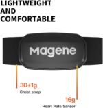 Magene H303 Heart Rate Monitor, Heart Rate Sensor Chest Strap, Protocol ANT+/Bluetooth, Compatible with iOS/Android APPs - Image 4