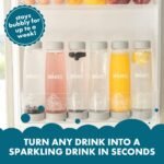 Spärkel Beverage System | Black Sparkling Water Maker | No CO2 Tank Needed | Carbonated Water Machine that Uses Fresh, Natural Ingredients | Soda Maker | 5 Unique Carbonation Levels - Image 4