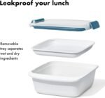 OXO Good Grips Prep and Go Salad Container - Ocean Blue - Image 3
