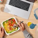 OXO Good Grips Prep and Go Salad Container - Ocean Blue - Image 5