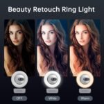 GUSGU G910 2K Quad HD Webcam for PC, with Microphone & Light & Privacy Cover, Web Camera for Desktop Computer/Laptop/MacBook, USB Streaming Camera - Image 4