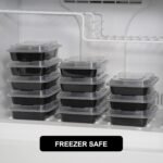 Freshware Meal Prep Containers [50 Pack] 1 Compartment Food Storage Containers with Lids, Bento Box, BPA Free, Stackable, Microwave/Dishwasher/Freezer Safe (28 oz) - Image 7