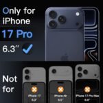 JETech Screen Protector for iPhone 17 Pro 6.3-Inch, Tempered Glass Film with Easy Installation Tool, 9H Hardness, Case-Friendly, 3-Pack - Image 3