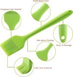 4PCS Silicone Basting Pastry Brush, MONGSEW Heat Resistant Food Brush Spread Oil Butter Sauce for BBQ Grill Baking Kitchen Cooking, BPA Free, Dishwasher Safe (Multicolor, 4 Pcs) - Image 4