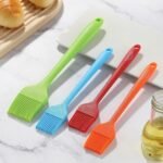 4PCS Silicone Basting Pastry Brush, MONGSEW Heat Resistant Food Brush Spread Oil Butter Sauce for BBQ Grill Baking Kitchen Cooking, BPA Free, Dishwasher Safe (Multicolor, 4 Pcs) - Image 5