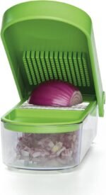 PrepWorks Onion Chopper – Green/White, Standard, for Quick and Easy Dicing and Chopping - Image 4