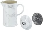 Le Creuset Stoneware 34 oz. French Press, Marble Collection - Image 3