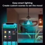 Philips Hue Smart 100W A21 LED Bulb - White and Color Ambiance Color-Changing Light - 1 Pack - 1600LM - E26 - Indoor - Control with Hue App - Works with Alexa, Google Assistant and Apple Homekit - Image 4
