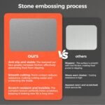 Stainless Steel Cutting Board for Kitchen, 2-in-1 Double-Sided Chopping Board, Food Grade Stainless Steel/PP, Easy to Clean, Large Size, Non-Slip, 16”×11” - Image 3