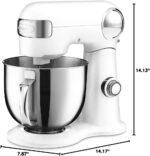 Cuisinart SM-50 Precision Master 5.5-Quart Stand Mixer White Linen Bundle with 1 YR CPS Enhanced Protection Pack - Image 4