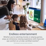 Dell 32 Plus 4K Monitor - S3225QS - 31.5-inch 4K (3840 x 2160) up to 120Hz 16:9 Display, VA Panel, AMD FreeSync Premium, 99% sRGB, 95% DCI-P3, 1500:1 Contrast Ratio, Comfortview - Ash White - Image 3