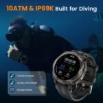 KOSPET Tank T4 Smart Watch for Men, Full Stainless Steel, 6 Satellite GPS & Offline Maps, 100M Waterproof 45m Freediving, 50-Day Battery, Bluetooth Calls, 24/7 Heart Rate/Sleep Monitor - Image 4