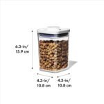 OXO Good Grips Pet POP – 1.1 Qt/1 L | Ideal for up to 1lb of treats | Airtight Dog and Cat Food Storage Container | BPA Free - Image 3