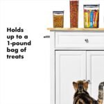 OXO Good Grips Pet POP – 1.1 Qt/1 L | Ideal for up to 1lb of treats | Airtight Dog and Cat Food Storage Container | BPA Free - Image 4