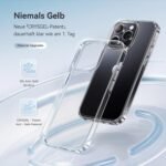 CASEKOO for iPhone 13 Pro Case Crystal Clear, [Never Yellow Technology] [Military-Grade Protection] Transparent Slim Cover Women Men for iPhone 13 Pro Phone Case 6.1 inch, Clear - Image 3