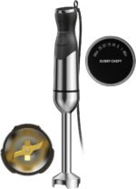 2025 New 1000W Immersion Blender Handheld – 25-Speed, Stainless Steel, Hand Blender, Corded Hand Mixer with Heavy-Duty Copper Brushless Motor & Gift Box - Image 2