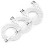3Pack Car Apple Carplay Cable, Car Charger Cord,USB A to Lightning Cable,3.3FT, Compatible iPhone 14/13/12/11/Pro/Max/XR/XS/X/8/7/6S Plus/5S/SE 3rd/iPad Pro/Air/Mini Charging Cable Cord - Image 2