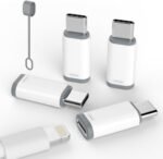 4 Pack Lightning to USB C Adapter for iPhone 15/16/17 Pro/17 Pro Max,for iPhone 17/16 Charger,17/16 Accessories,Fast Charging & Data Transfer,USB C Charger Connector Cable,Not for Audio/OTG - Image 2