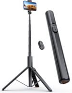 71" Phone Tripod, NT79 Extendable Selfie Stick with 1/4" Camera Mount for Cell Phone＆Camera, Phone Tripod Stand Holder with Remote Compatible with iPhone Android, Camera - Image 2