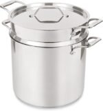 All-Clad Simply Strain Stainless Steel Stockpot, Multipot With Insert & Lid, 16 Quart Induction Oven Broiler Safe 600F, Strainer, Pasta Strainer with Handle, Steamer Pot, Pots and Pans, Silver - Image 2