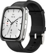 Amazfit Active 2 Premium Smart Watch Fitness Tracker (Square) for Android & iPhone, 10 Day Battery, Water Resistant, GPS Maps, Heart & Sleep Monitor, HYROX Mode, Sapphire Glass, Leather + Sport Strap - Image 2