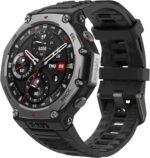 Amazfit T-Rex 3 Rugged/Military Smart Watch 48mm, GPS (with Privacy), Offline Maps, Long Battery Life,328 Feet Water-Resistant, 170 Fitness/Sport Modes, AI, Voice Control, for Android or iPhone, Black - Image 2