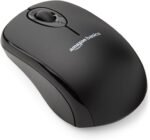 Amazon Basics 2.4 Ghz Wireless Optical Computer Mouse with USB Nano Receiver, Black - Image 2