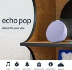 Amazon Echo Pop (newest model), Our smallest speaker with Alexa+ Early Access, Fits in any room, Lavender Bloom - Image 2