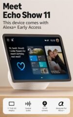 Amazon Echo Show 11 (newest model), Vibrant Full-HD 11" display with more viewing area and spatial audio, with Alexa+ Early Access, Glacier White - Image 2