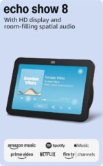 Amazon Echo Show 8, With Spatial Audio and Alexa+ Early Access, Smart Home Hub, ideal for open living spaces, Charcoal - Image 2