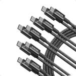 Anker USB C to USB C Cable, Type-C 60W Fast Charging Cable (6 FT, 5Pack) for iPhone 17 Series, iPad mini 6 and More (Black) - Image 2