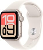 Apple Watch SE 3 [GPS 40mm] Smartwatch with Starlight Aluminum Case with Starlight Sport Band - S/M. Fitness and Sleep Trackers, Heart Rate Monitor, Always-On Display, Water Resistant - Image 2