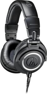 Audio-Technica ATH-M50X Professional Studio Monitor Headphones, Black, Professional Grade, Critically Acclaimed, with Detachable Cable - Image 2