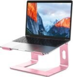 BESIGN LS03 Aluminum Laptop Stand, Ergonomic Detachable Computer Stand, Notebook Holder Compatible with Air, Pro, Dell, HP, Lenovo More 10-15.6" Laptops, Pink - Image 2