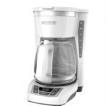BLACK+DECKER CM1160W-1 CM1160W 12-Cup Programmable Coffeemaker, White/Stainless Steel - Image 2