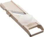 Benriner Mandoline Slicer with 4 Blades, Japanese Stainless Steel, BPA Free, 12.75 x 3.625-Inches, Beige - Image 2