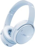 Bose QuietComfort Headphones - Wireless Bluetooth Headphones, Active Over Ear Noise Cancelling and Mic, USB-C Charging, Deep Bass, Up to 24 Hours of Playtime, Ice Blue - Limited Edition Color - Image 2