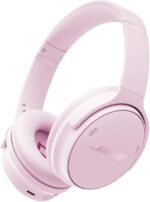 Bose QuietComfort Headphones - Wireless Bluetooth Headphones, Active Over Ear Noise Cancelling and Mic, USB-C Charging, Deep Bass, Up to 24 Hours of Playtime, Petal Pink - Limited Edition Color - Image 2