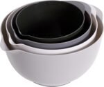 BoxedHome Classic Mixing Bowl Set, BPA Free Plastic, Microwave and Dishwasher Safe (Set of 4, Grey),3.5 quarts - Image 2