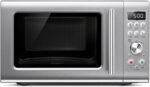 Breville BMO650SIL Compact Wave Soft Close Countertop Microwave Oven, Silver - Image 2