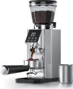 Burr Coffee Bean Grinder for Home Use with 45 Precise Grinding Settings, Espresso Grinder with Height Adjustable Funnel Stand, LED Touch Panel, Anti-static Design, Micro Switch User Friendly - Image 2