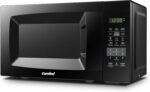 COMFEE' EM720CPL-PMB Countertop Microwave Oven with Sound On/Off, ECO Mode and Easy One-Touch Buttons, 0.7cu.ft, 700W, Black - Image 2