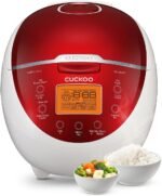 CUCKOO Micom Rice Cooker 6 Cup Uncooked / 12 Cup Cooked, Fuzzy Logic Rice Maker with Delay Timer & Keep Warm Setting, Versatile Food Steamer for Cooking, Non-Stick Inner Pot, Red (CR-0655F) - Image 2