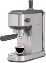 Calphalon Compact Espresso Machine, Home Espresso Machine with Milk Frother, Stainless Steel - Image 2